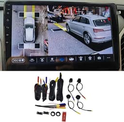 Dashcam voor auto - Zwart - 360 graden fisheye lens - ABS materiaal - Voor Android autoradiosysteem — thumbnail 5