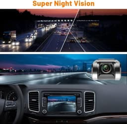 Dashcam voor auto - Zwart - 170° groothoeklens - HD Nachtzicht en G-sensor - Voor Android Autoradio — thumbnail 3
