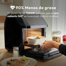 Airfryer – Heteluchtfriteuse – Airfryer Oven – Vetarm Koken – Digitale Touchscreen – 11L Inhoud – 1800W Vermogen – Temperatuur Instelbaar 80-200°C — thumbnail 4