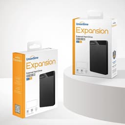 Externe harde schijf - Draagbare opslag - Bestanden opslaan - Ultrasnelle overdracht - 4 TB - Zwart — thumbnail 3