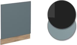 Vaatwasserfront Paneel - Keukenfront - Keuken Integratie - Greeploos Design - 60 cm - Blauwgrijs — thumbnail 5