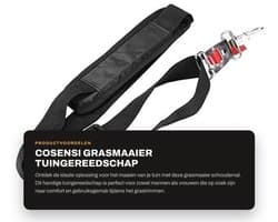 Grasmaaier - Tuingereedschap - Schouderval voor comfort - Nylon - Verstelbaar - Geschikt voor mannen en vrouwen - 1 stuk