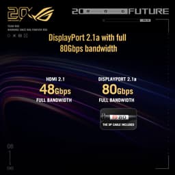 ASUS ROG Swift OLED PG27AQWP-G EDITION 20 - QHD Tandem OLED Monitor - Next Gen OLED - TrueBlack Glossy - 540hz - 27 inch — thumbnail 3