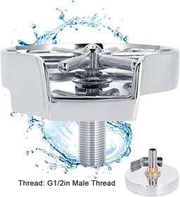 Bekerwasmachine Automatisch - Bekerspoeler Glazenwasser - Snel Glazen Reinigen - Roestvrijstalen Basis - 5.6 x 5.2 x 1.7 Inch - Zilverkleurig — thumbnail 4