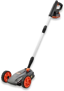 QIN® Grasmaaier Accu - Grasmaaier Elektrisch - Grasmaaier Benzine - Grasmaaier Benzine Zelftrekkend - Grijs/Oranje/Zwart - 55cm x 40cm x 20cm — thumbnail 1