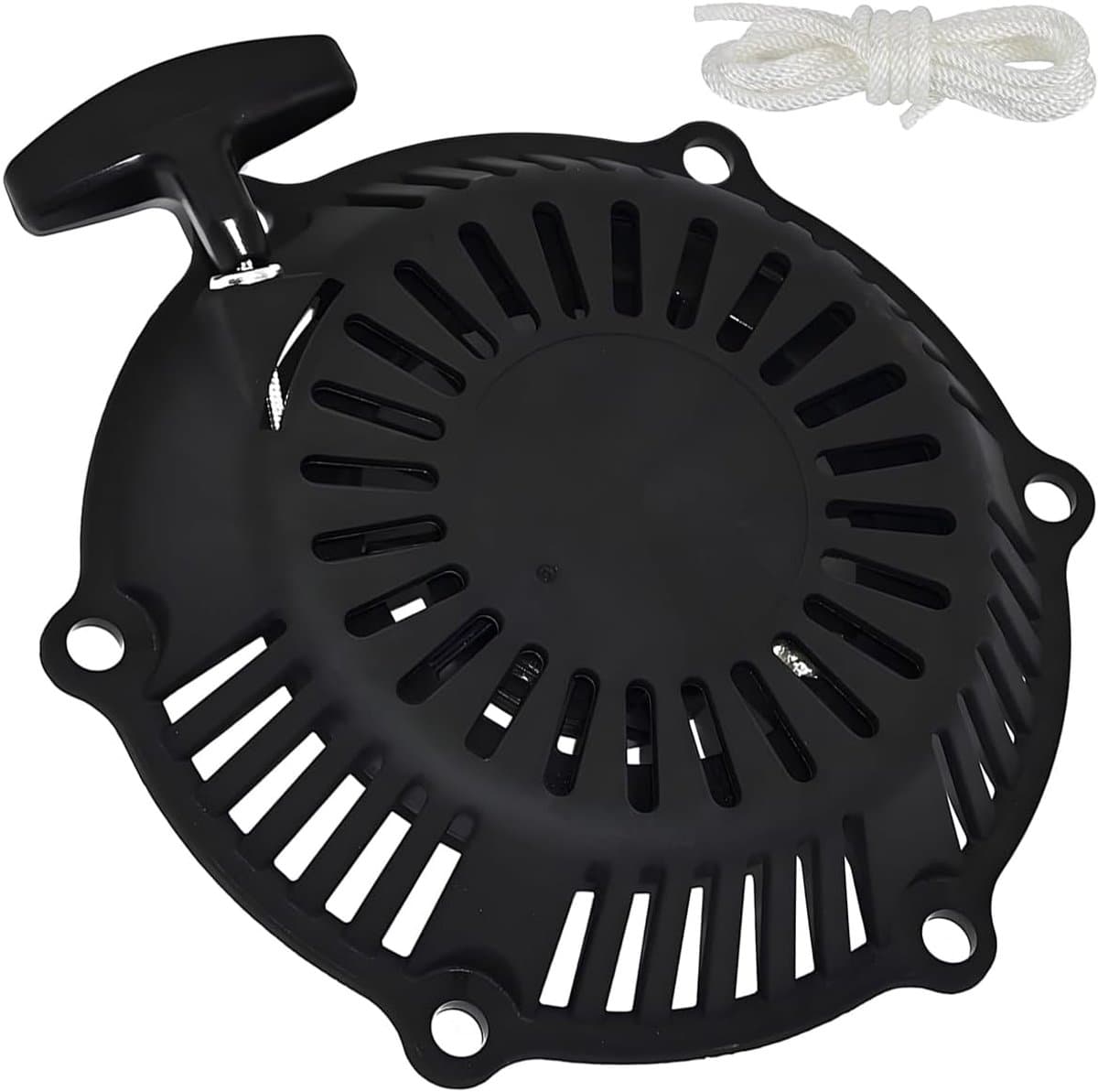 Trekstarter Assembly - Startmechanisme - Grasmaaier Reparatie - Directe Vervanging - 21.5 cm - Zwart — afbeelding 1