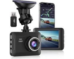 Dash Cam Auto - Autocamera Rijrecorder - Veilig Rijden - 170 Graden Groothoek - 27 Inch Scherm - Zwart