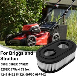 Dailygoods - Luchtfilter Grasmaaier - Vervangingscartridge - Compact - Onderdeel 593260 798452 - Geschikt voor Briggs & Stratton - Hoogwaardige prestatie — thumbnail 5