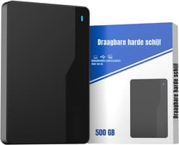 QORA® SSD Externe Harde QORAijven - SSD Externe Harde QORAijf - Zwart - 14cm x 9cm x 3cm — thumbnail 1