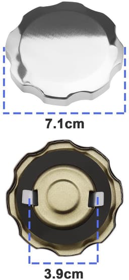 Dailygoods- Brandstoftankdop - 2 Stuks - Duurzaam Metaal - Compatibel GX160/GX200/GX240 - Hoge Hardheid - Weerbestendig - Tankdop — thumbnail 5