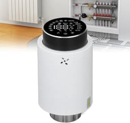 Slimme Thermostaat Kraan - Verwarming Ventiel - Energie Besparen - Stille Werking - 5.5mm Slag - Wit — thumbnail 2