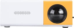 SnelShoppen - Mini LED Projector 1080P Full HD Draagbare Buitenfilm Projector met WiFi, Meerdere Poorten en EU Stekker voor Camping en Thuisgebruik — thumbnail 1