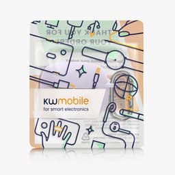 kwmobile cover voor oordopjes case - geschikt voor JBL Tune Beam 2 - Trendy beschermhoes draadloze oordopjes in pastel-lavendel — thumbnail 5