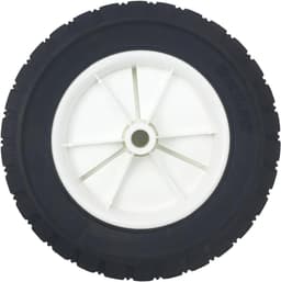 SnelShoppen - 2x Ø200mm Vervangwielen voor Grasmaaier, Kar, Luchtcompressor, Rubber Loopwielen, 12.7mm Asdiameter, Duurzaam en Gripvast — thumbnail 2