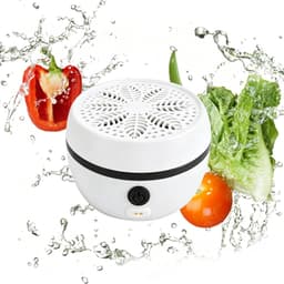 Pesticiden Reiniger - Groente- en Fruitreiniger - Draagbare - Titanium Zuivering - 1200mAh - IPX7 - Verwijder Moeiteloos Bacteriën & Pesticiden - voor Het Reinigen van Fruit, Groenten en Vlees - 1 Wit — thumbnail 1
