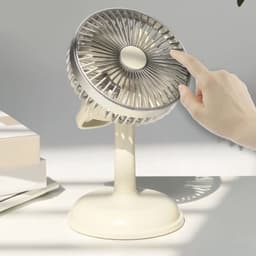 Vintage Dailygoody Ventilator - Lichtgeel USB-Oplaadbaar — thumbnail 5