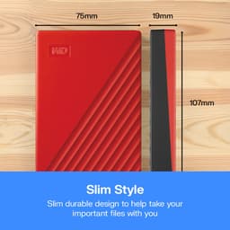 Western Digital My Passport - Externe harde schijf - 5 TB Rood — thumbnail 4
