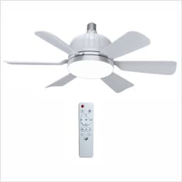 Dimbare plafondventilator (46cm) met verlichting en afstandsbediening- voorzien van 3 kleurinstellingen en 3 snelheden- plafondventilator met verlichting voor de slaapkamer. — thumbnail 1