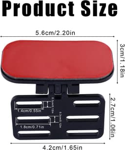 SnelShoppen - 2 Stuks Achteruitkijkcamera Houder, Zelfklevende Backup Camera Steun voor Dashcam, Makkelijk te Installeren en Compact — thumbnail 5