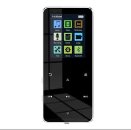 RaviSoll MP3/MP4 Speler - Bluetooth - 24 Uur Batterijduur - SD kaart tot 64GB - Shuffle/Repeat - Incl. oordopjes - Lichtgewicht - Dictafoon - Zwart — thumbnail 1