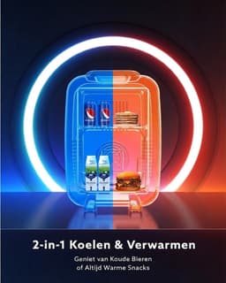 SP® Mini Koelkast - 4L Capaciteit - Minibar - Skincare Koelkast - Zwart - 20cm x 13cm x 13cm — thumbnail 5