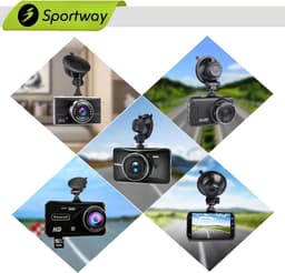 SnelShoppen - Sportway S501 Dash Cam Zuignap Houder - Vervangbare Hinge voor Diverse Dashcams - Compact en Verbeterde Zichtlijn — thumbnail 3