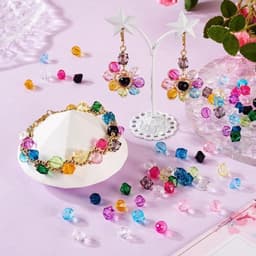 Transparante acrylkralen van 8 mm diameter, 640 stuks voor het maken van DIY sieraden met een heldere en lichte uitstraling — thumbnail 2