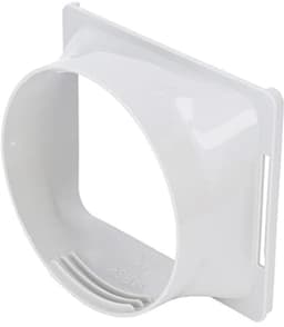 Draagbare airconditioner uitlaatslangkoppeling - vierkante naar ronde adapter, eenvoudige installatie, laag geluidsniveau, ABS-materiaal — thumbnail 2