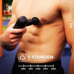 Massage Gun - Spierherstel Gun - Spierontspanning - Infrarood Technologie - 450 g - Zwart — thumbnail 5
