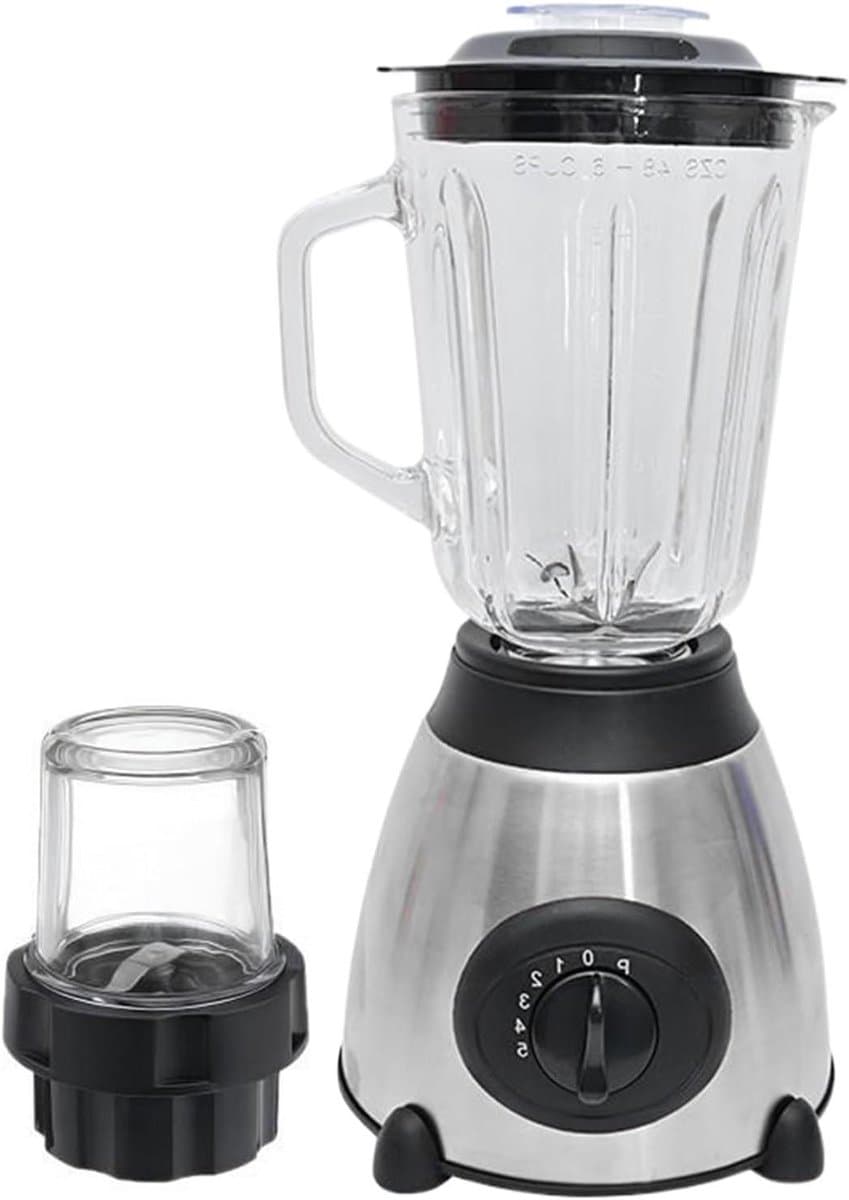 Keukenmachine met Molen - Blender Kruidenmaker - Maaltijden Bereiden - Doorvoerspleet Toevoegen - 245H cm - Zwart — afbeelding 1