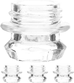 Glazen Percolator Knoppen - Koffiefilter Knoppen - Koffie Maken - Hittebestendig Glas - 4 cm - Transparant — thumbnail 1
