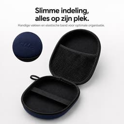 Sounix Koptelefoon Hoes - Harde Beschermcase voor JBL, Sony Koptelefoons - Waterafstotende Opberghoes met Draagband - Blauw — thumbnail 4