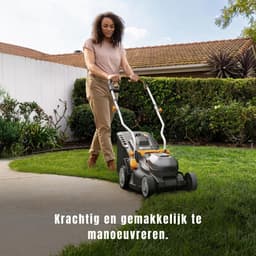 AHD® Grasmaaier Accu - Grasmaaier Elektrisch - Grasmaaier Benzine - Grasmaaier Benzine Zelftrekkend - Zwart - 114cm x 43cm x 107cm — thumbnail 4