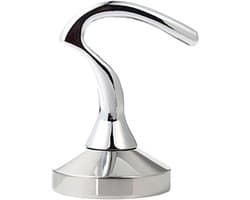 Koffie Sabotage - Espresso Pers - Dagelijks Brouwen - Ergonomische S-Vorm - 51Mm Diameter - Zilver