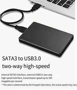 Externe Harde Schijf - Draagbare Opslag - Bestanden Opslaan - Snelle USB 3.0 - 1TB Capaciteit - Zwart — thumbnail 5