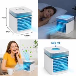 Mobiele airco - Aircooler -  Luchtkoeler  - Luchtbevochtiger - Ventilator - Tafelventilator — thumbnail 3