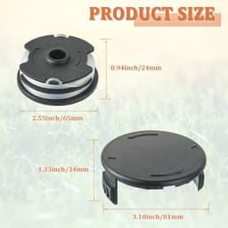 Vervangspoelen 3 Stuks - 2x4m 1.6mm - Inclusief spoelcover - Geschikt voor Parkside PRT 550 A1 - ShopVlot — thumbnail 5