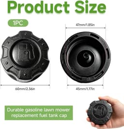 Tankdeksel grasmaaier 46,5 mm - robuust ABS-kunststof - weerbestendig - vervangingsonderdeel - SnelShoppen — thumbnail 5