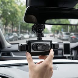4-kanaals Dashcam - Auto Camera Recorder - Verkeersveiligheid Verbeteren - 360 Graden Dekking - 3 Inch Display - Zwart — thumbnail 4
