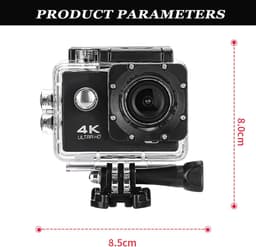 Helm Camera - Motor Camera - Veiligheid Vastleggen - G Sensor Bescherming - 1080p HD - Zwart — thumbnail 5