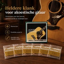 Klassieke Gitaar Snaren - Klassieke akoestische gitaar snaren - Gitaarsnaren Set - 6 Gitaarsnaren — thumbnail 3