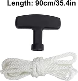 Grasmaaier trekkoord set 90cm - 2 stuks met handvatten - vervanging voor Honda GX100 GX120 GX160 GX240 GX270 - ShopVlot — thumbnail 5