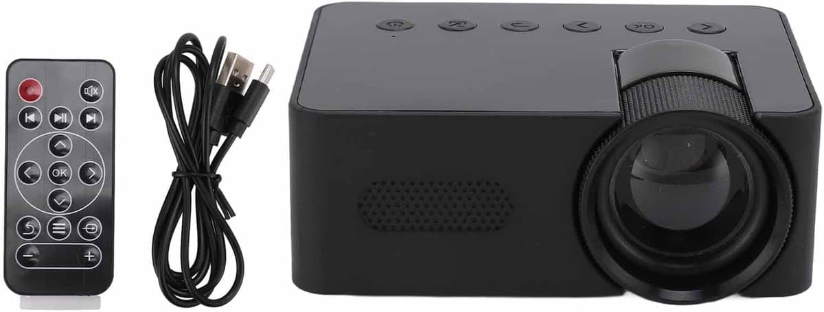 Mini projector HD 1080P - Draagbaar en lichtgewicht - WiFi en Bluetooth - Perfect voor films en games - Thijox — afbeelding 1