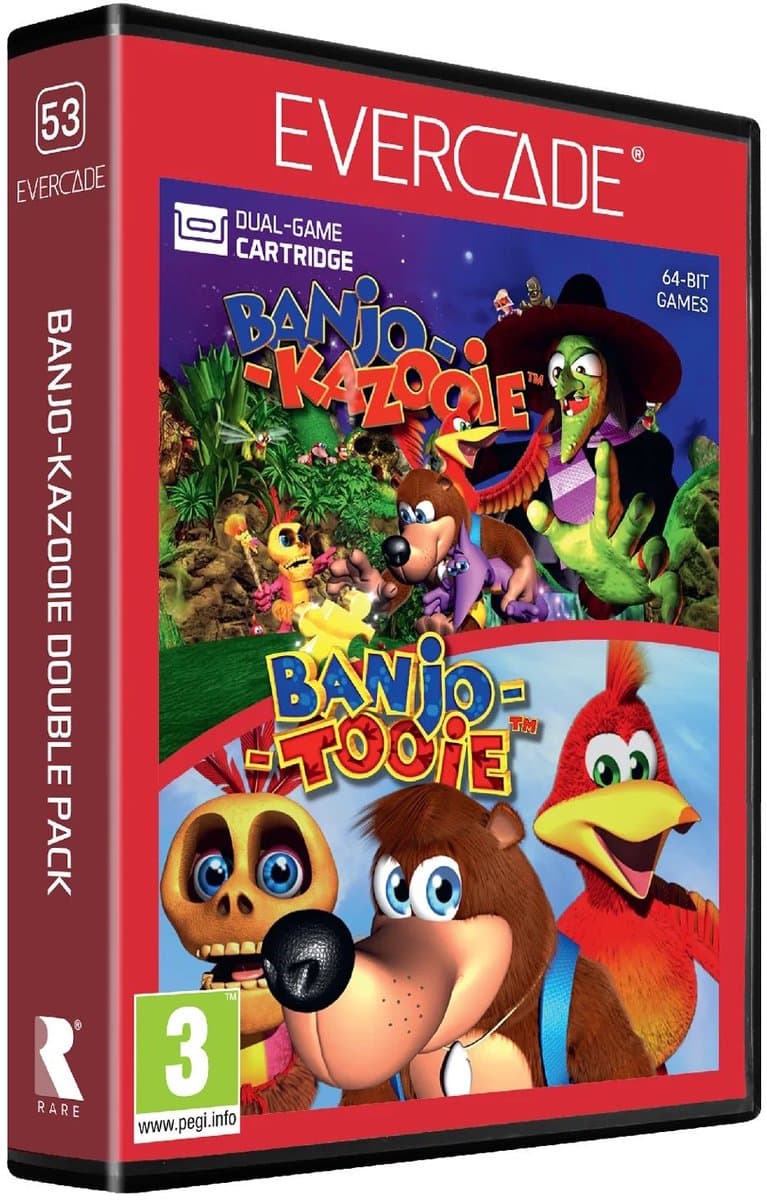 Blaze Evercade - Banjo-Kazooie Double Pack - Evercade - 2 Games - Enhanced Edition — afbeelding 1
