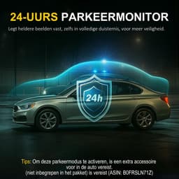 Dashcam voor voren en achter, 4K+1080P+1080P - Drievoudig objectief - 5G-WLAN - Veilig autorijden - ShopVlot — thumbnail 4