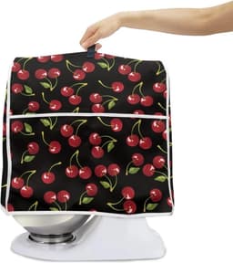 Mixerhoes Keukenmachine - Blenderhoes Beschermhoes - Keuken Organisatie - Met Opbergvak - Past op 6-8 liter - Fruit Cherry — thumbnail 4
