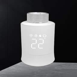 Slimme Radiatorthermostaat - Verwarmingsthermostaat Slimme Klep - Energie Besparen - Raamdetectie - Precisie 1°C - Wit — thumbnail 3