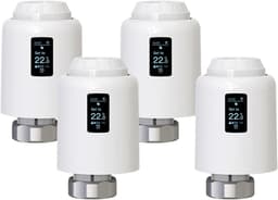 Slimme Thermostaatkop - Radiatorkraan Actuator - Energie Besparen - Wifi Bediening - M30*1.5 - Wit — thumbnail 1