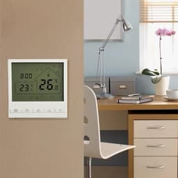 Slimme Thermostaat - Verwarming Regelaar - Energie Besparen - Wifi Bediening - 86x86mm - Wit — thumbnail 3