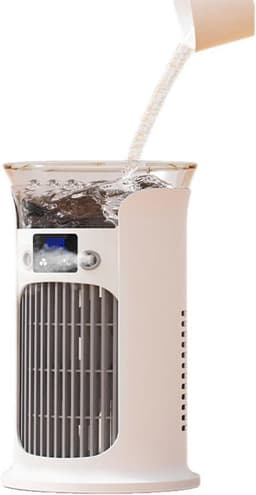 Aircooler - Ventilatoren - Mobiele Airco - USB Draagbare Sprayventilator - Luchtkoeler 3in1 - Ideaal Voor Koeling In Slaapkamers Of Kleine Kantoren — thumbnail 1